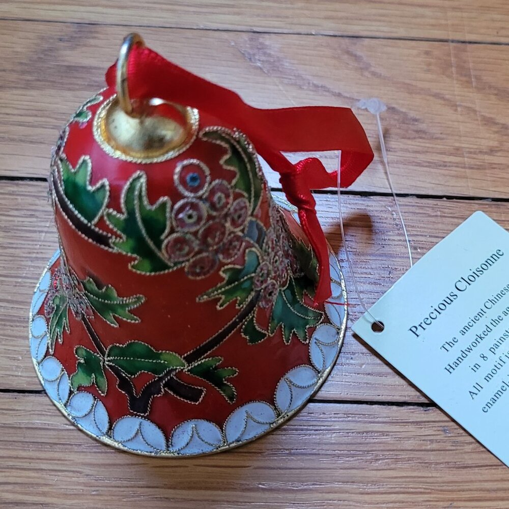 Precious Cloisonne Enamel Bell - NEW